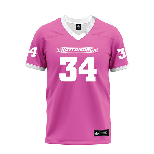 UTC - NCAA Football : Jett Hood - Pink Premium Football Jersey