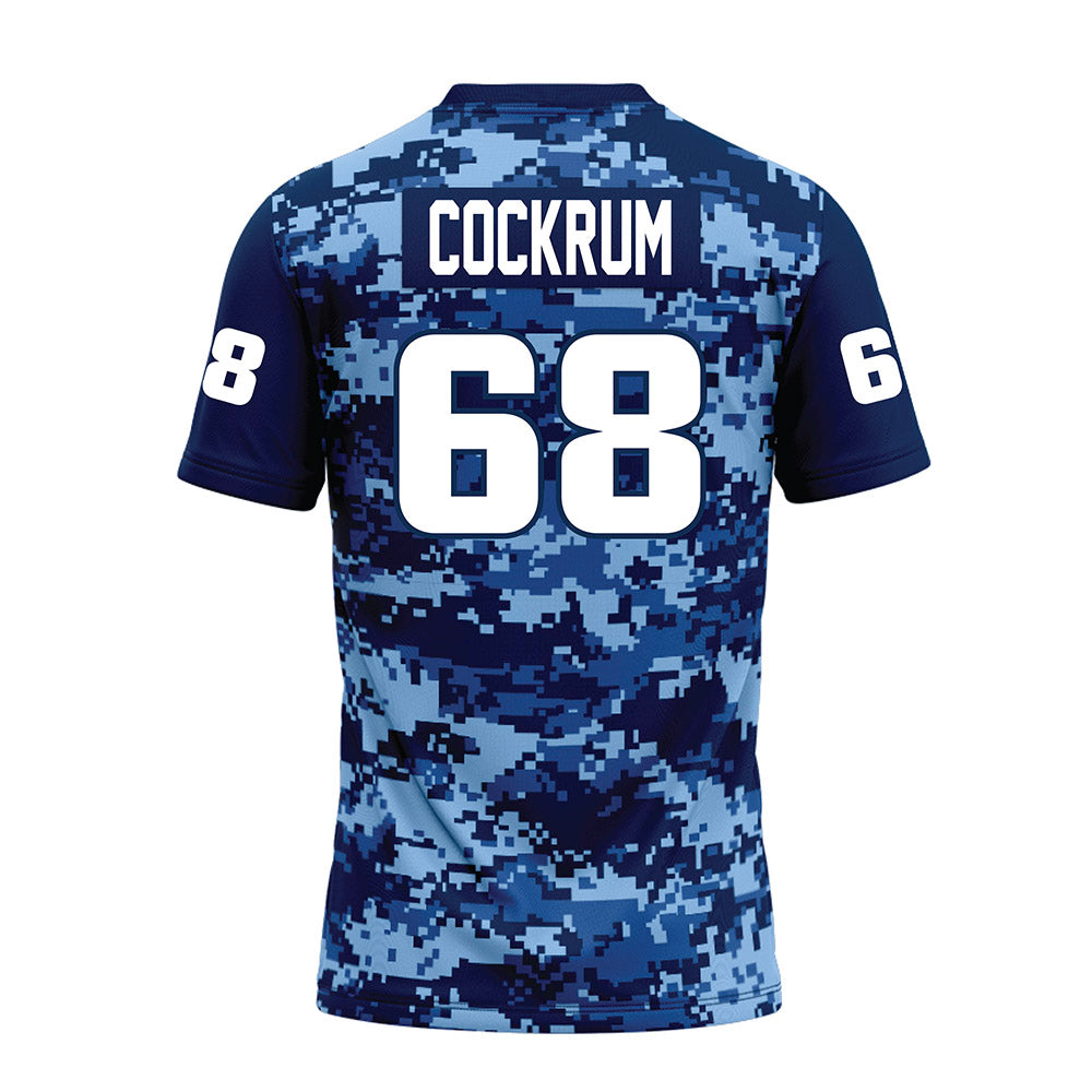 UTC - NCAA Football : KErius Cockrum - Navy Premium Football Jersey-1