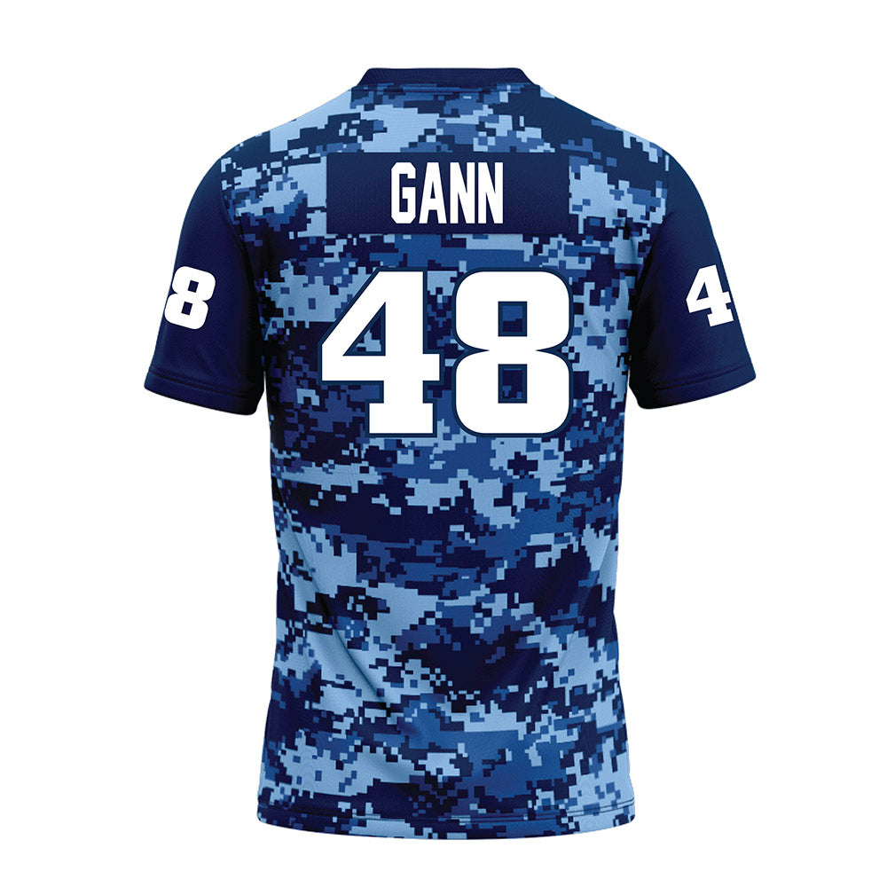  - NCAA Football : Brody Gann - Navy Premium Football Jersey-1