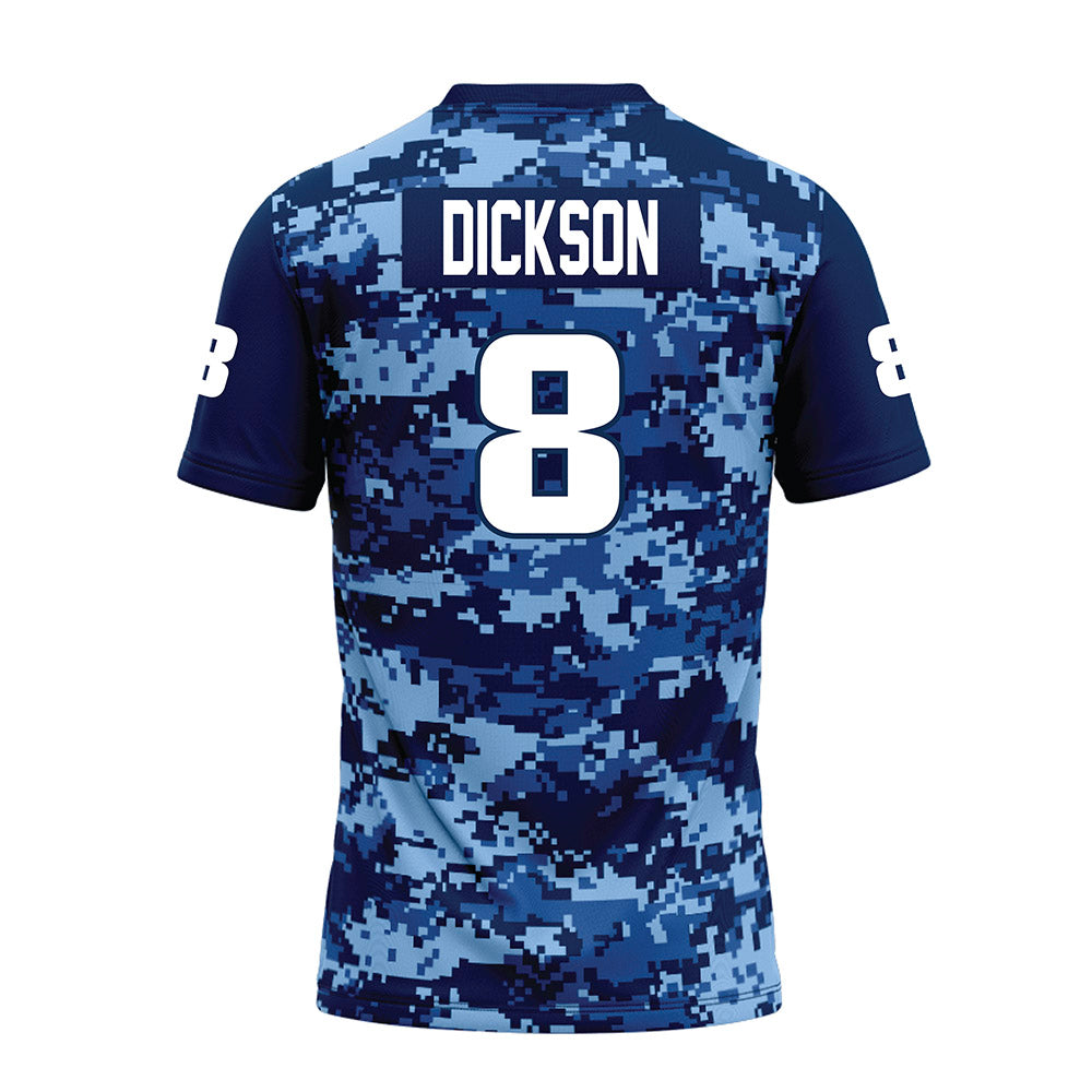 UTC - NCAA Football : Amanuel Dickson - Navy Premium Football Jersey-1