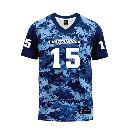 UTC - NCAA Football : Hunter Campbell - Navy Premium Football Jersey-0