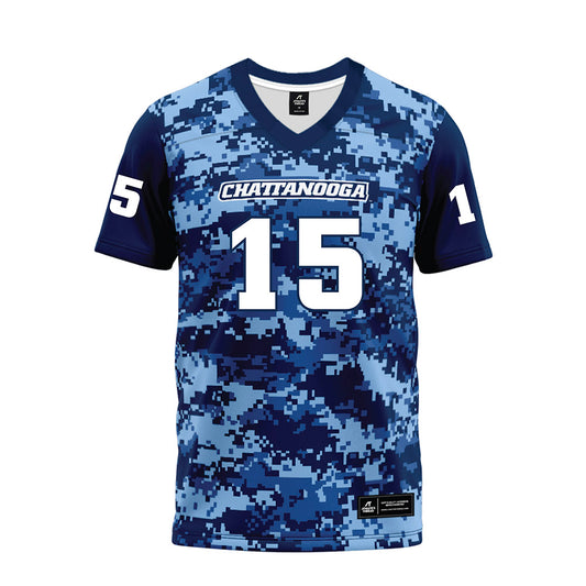 UTC - NCAA Football : Hunter Campbell - Navy Premium Football Jersey-0