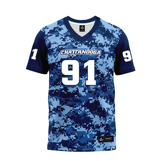 UTC - NCAA Football : Montrell Henderson - Navy Premium Football Jersey-0