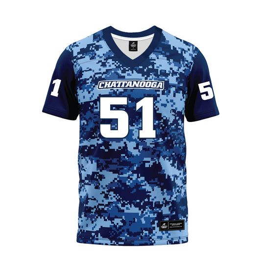 UTC - NCAA Football : Noah Livingston - Navy Premium Football Jersey