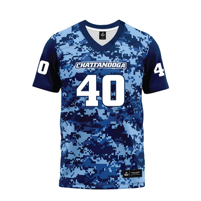 UTC - NCAA Football : Jordyn Dickerson - Navy Premium Football Jersey-0