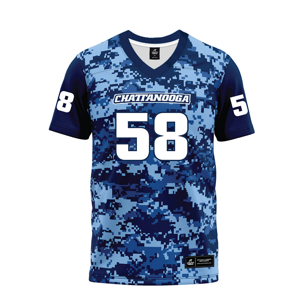UTC - NCAA Football : Christian Vaa - Navy Premium Football Jersey-0