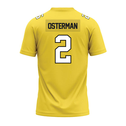 Centre College - NCAA Football : Nick Osterman - Gold Premium Football Jersey