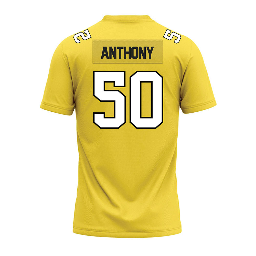 Centre College - NCAA Football : Brenden Anthony - Gold Premium Football Jersey-1