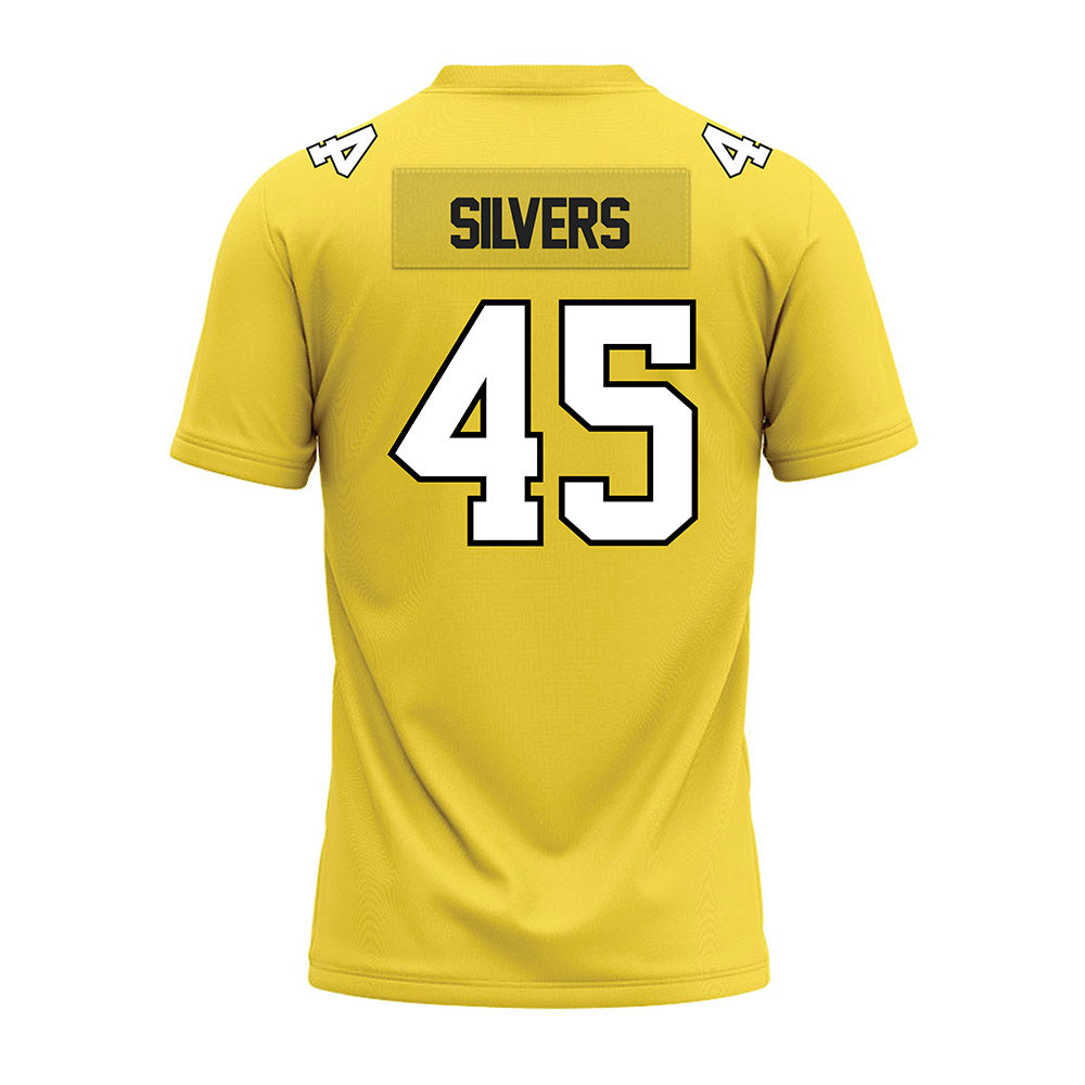 Centre College - NCAA Football : Caleb Silvers - Gold Premium Football Jersey-1