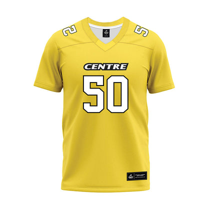 Centre College - NCAA Football : Brenden Anthony - Gold Premium Football Jersey-0