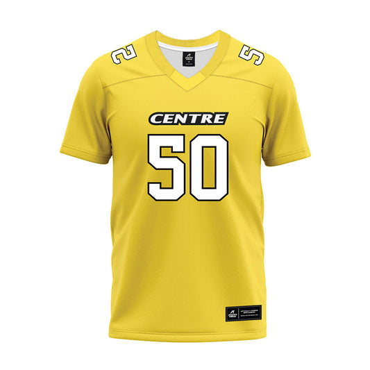 Centre College - NCAA Football : Brenden Anthony - Gold Premium Football Jersey-0
