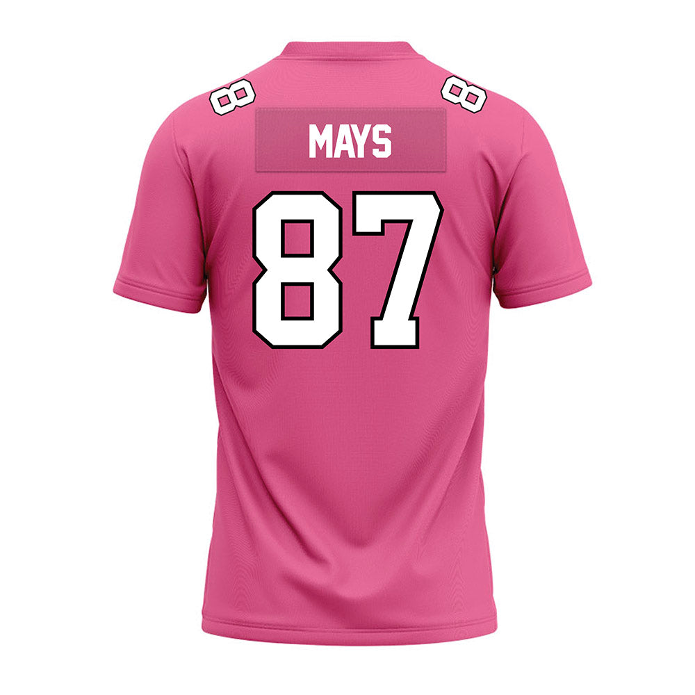 Centre College - NCAA Football : Ethan Mays - Pink Premium Football Jersey