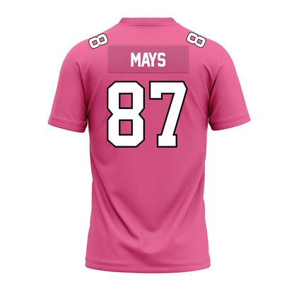 Centre College - NCAA Football : Ethan Mays - Pink Premium Football Jersey