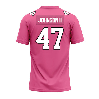 Centre College - NCAA Football : Deuce Johnson II - Pink Premium Football Jersey-1