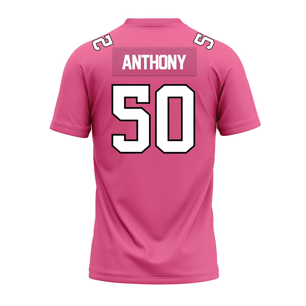 Centre College - NCAA Football : Brenden Anthony - Pink Premium Football Jersey-1