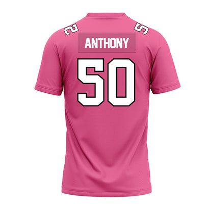 Centre College - NCAA Football : Brenden Anthony - Pink Premium Football Jersey-1