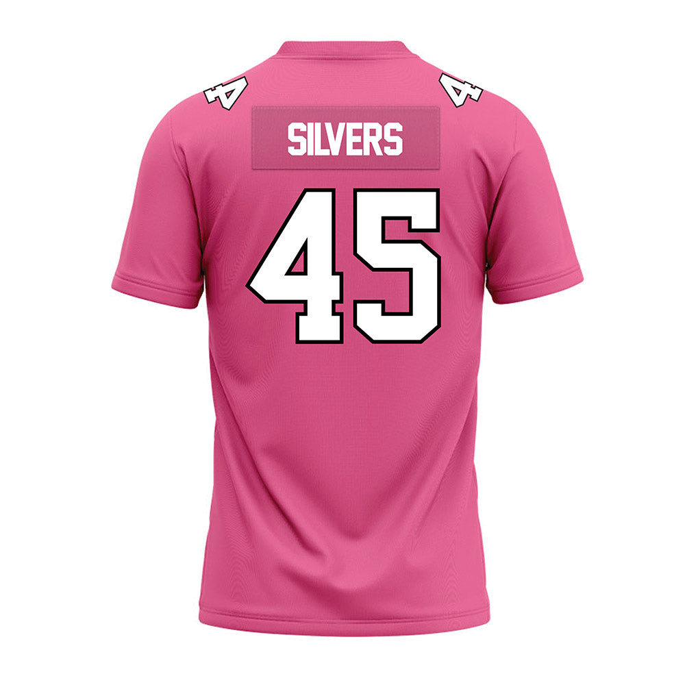 Centre College - NCAA Football : Caleb Silvers - Pink Premium Football Jersey-1