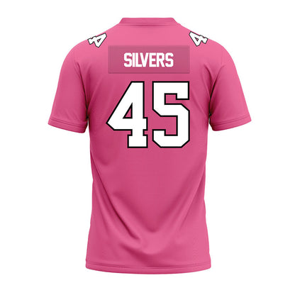 Centre College - NCAA Football : Caleb Silvers - Pink Premium Football Jersey-1