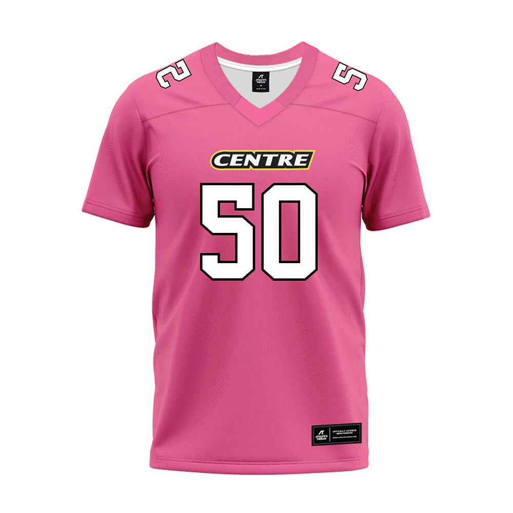 Centre College - NCAA Football : Brenden Anthony - Pink Premium Football Jersey-0
