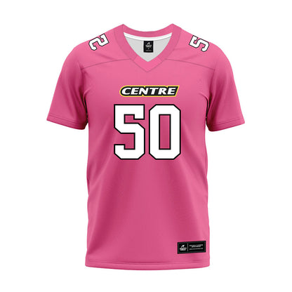 Centre College - NCAA Football : Brenden Anthony - Pink Premium Football Jersey-0