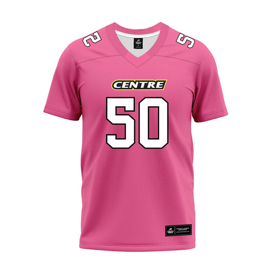 Centre College - NCAA Football : Brenden Anthony - Pink Premium Football Jersey-0