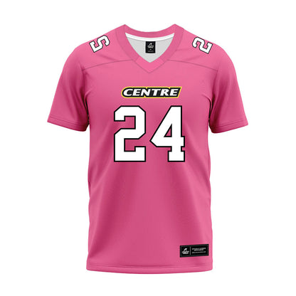 Centre College - NCAA Football : Will DeSensi - Pink Premium Football Jersey-0
