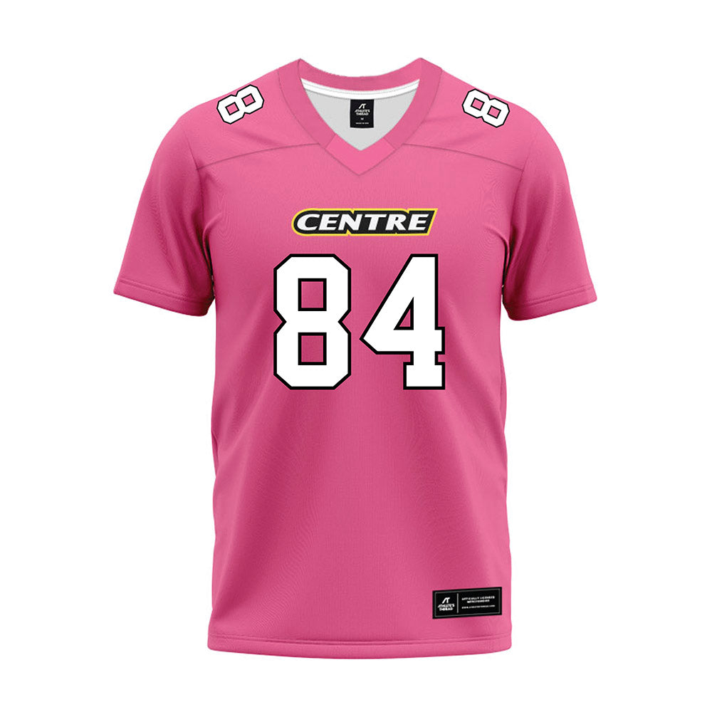 Centre College - NCAA Football : Jaiden Etienne - Pink Premium Football Jersey-0