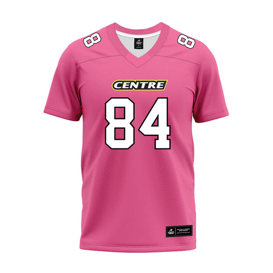 Centre College - NCAA Football : Jaiden Etienne - Pink Premium Football Jersey-0