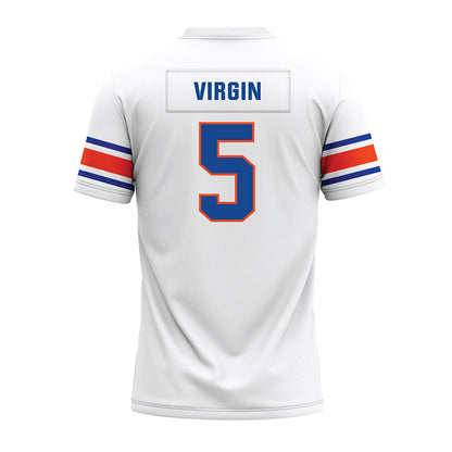 Boise State - NCAA Football : Jayden Virgin - White Premium Football Jersey