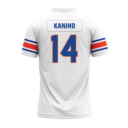 Boise State - NCAA Football : Kaonohi Kaniho - White Premium Football Jersey