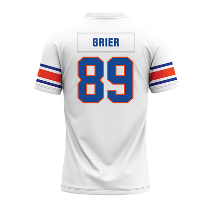 Boise State - NCAA Football : Jackson Grier - White Premium Football Jersey