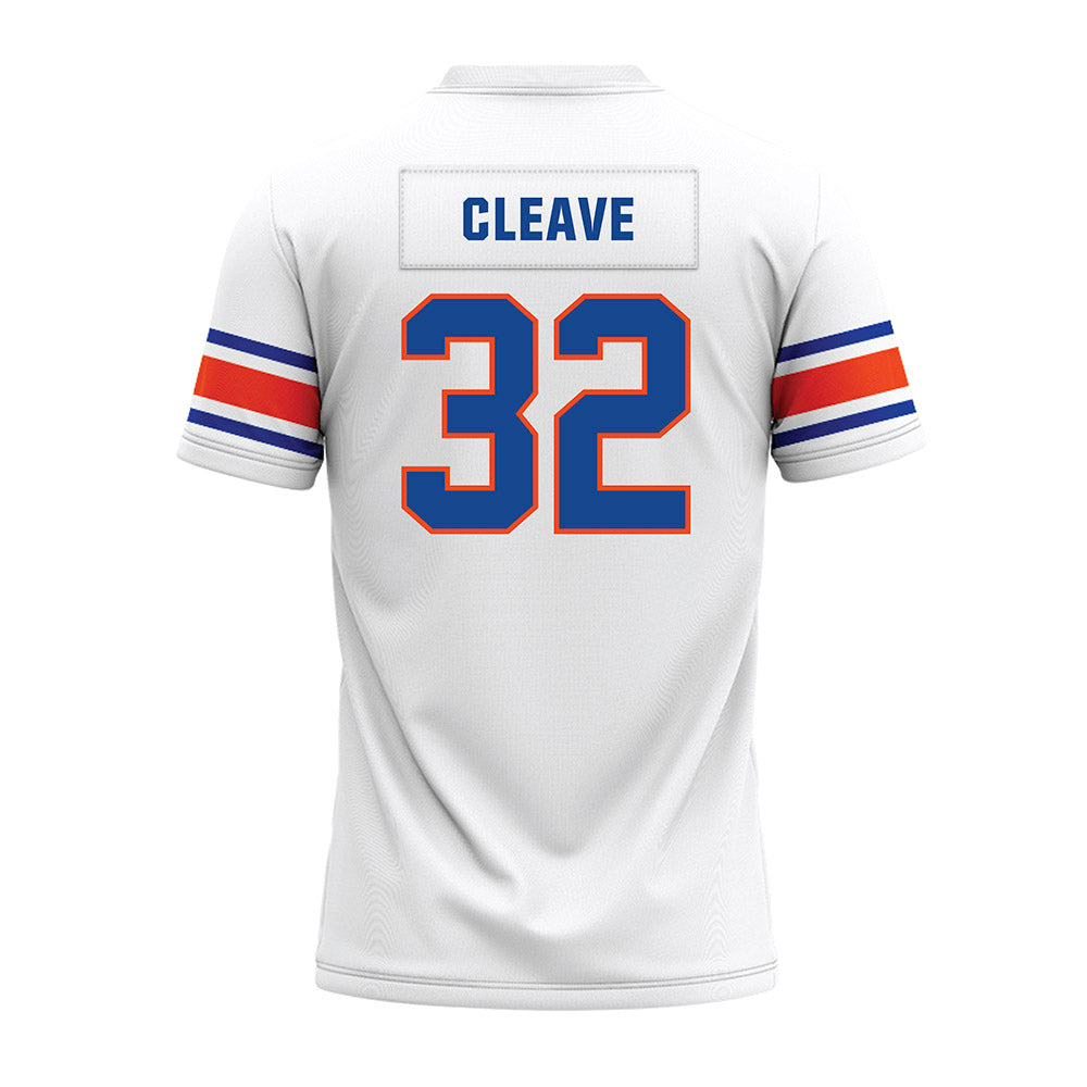 Boise State - NCAA Football : Bryce Cleave - White Premium Football Jersey