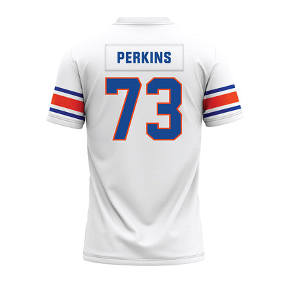 Boise State - NCAA Football : Parker Perkins - White Premium Football Jersey