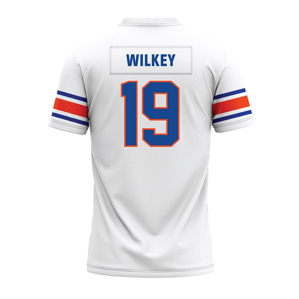 Boise State - NCAA Football : Troy Wilkey - White Premium Football Jersey