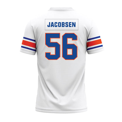 Boise State - NCAA Football : Mason Jacobsen - White Premium Football Jersey