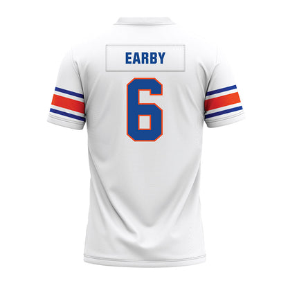 Boise State - NCAA Football : Jeremiah Earby - White Premium Football Jersey