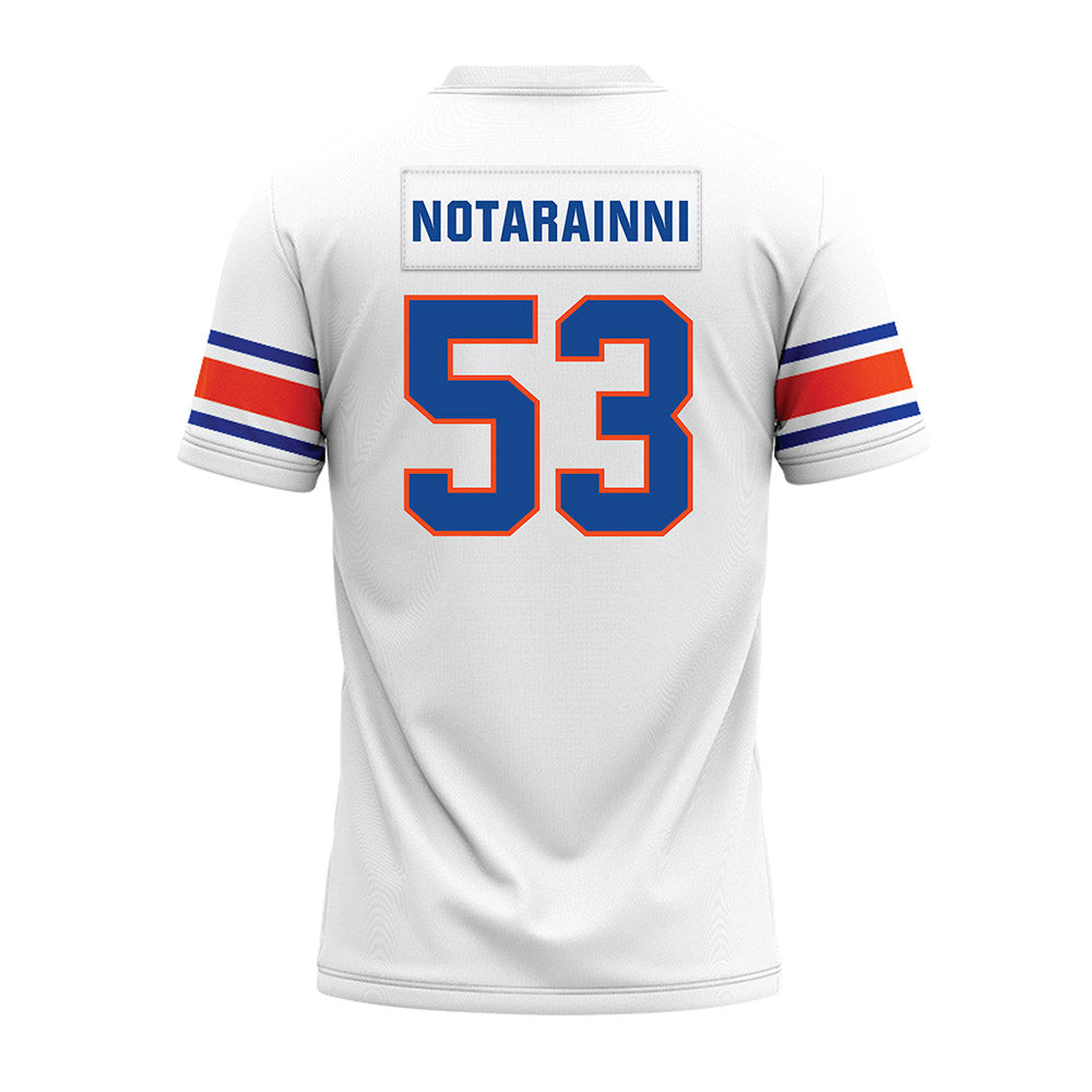 Boise State - NCAA Football : Marco Notarainni - White Premium Football Jersey