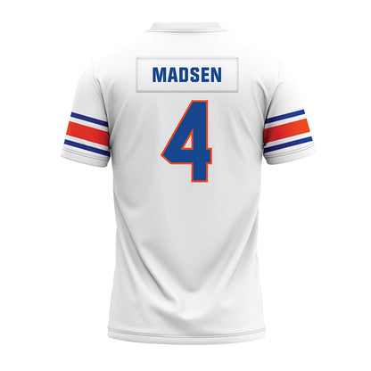 Boise State - NCAA Football : Maddux Madsen - White Premium Football Jersey