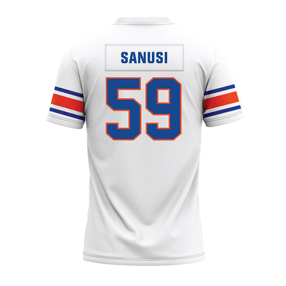 Boise State - NCAA Football : Lopez Sanusi - White Premium Football Jersey