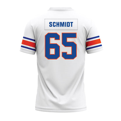 Boise State - NCAA Football : Hall Schmidt - White Premium Football Jersey