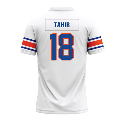 Boise State - NCAA Football : Gabe Tahir - White Premium Football Jersey