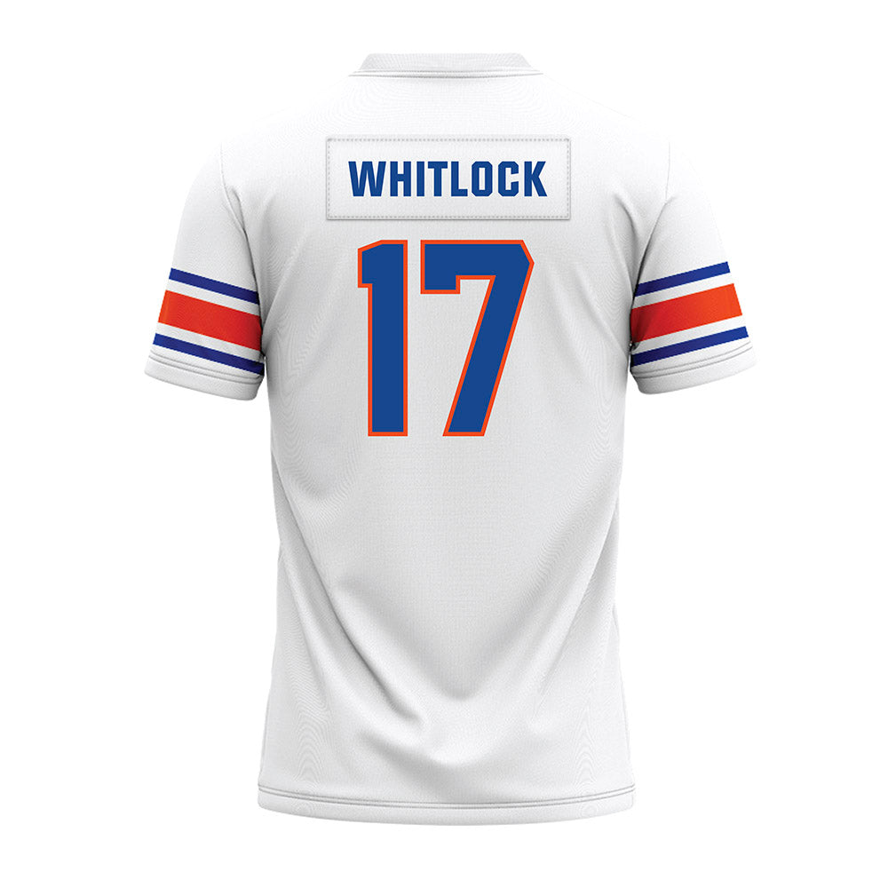 Boise State - NCAA Football : Demetric Whitlock - White Premium Football Jersey-1