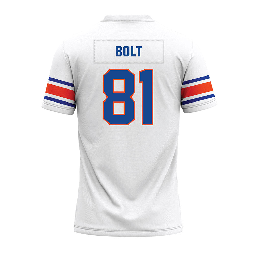 Boise State - NCAA Football : Austin Bolt - White Premium Football Jersey