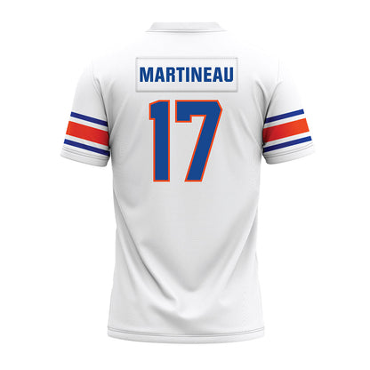 Boise State - NCAA Football : Clay Martineau - White Premium Football Jersey