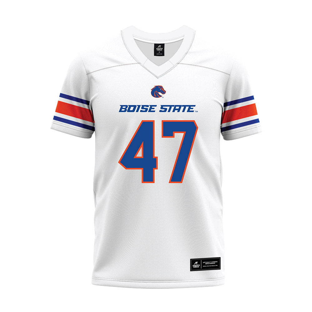 Boise State - NCAA Football : Jacob Williams - White Premium Football Jersey