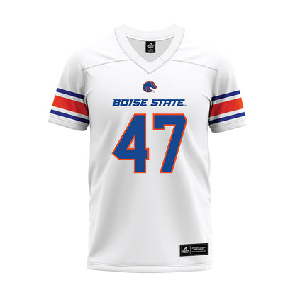 Boise State - NCAA Football : Jacob Williams - White Premium Football Jersey