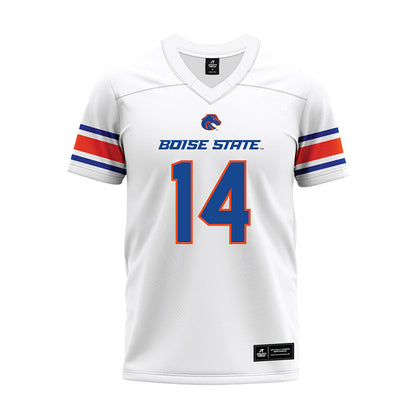 Boise State - NCAA Football : Kaonohi Kaniho - White Premium Football Jersey