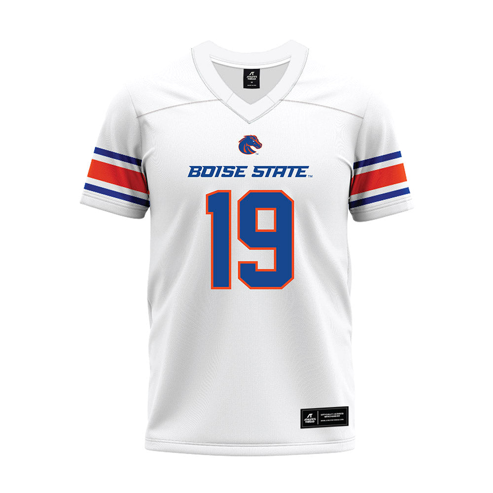 Boise State - NCAA Football : Troy Wilkey - White Premium Football Jersey