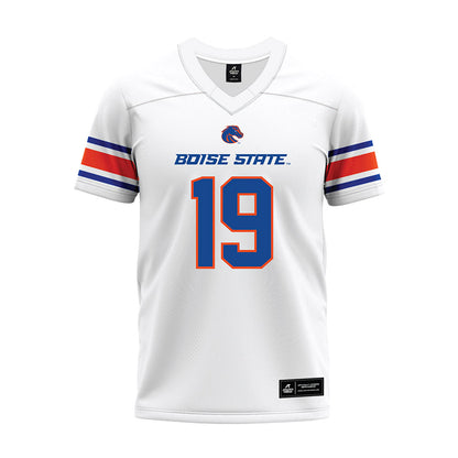 Boise State - NCAA Football : Troy Wilkey - White Premium Football Jersey