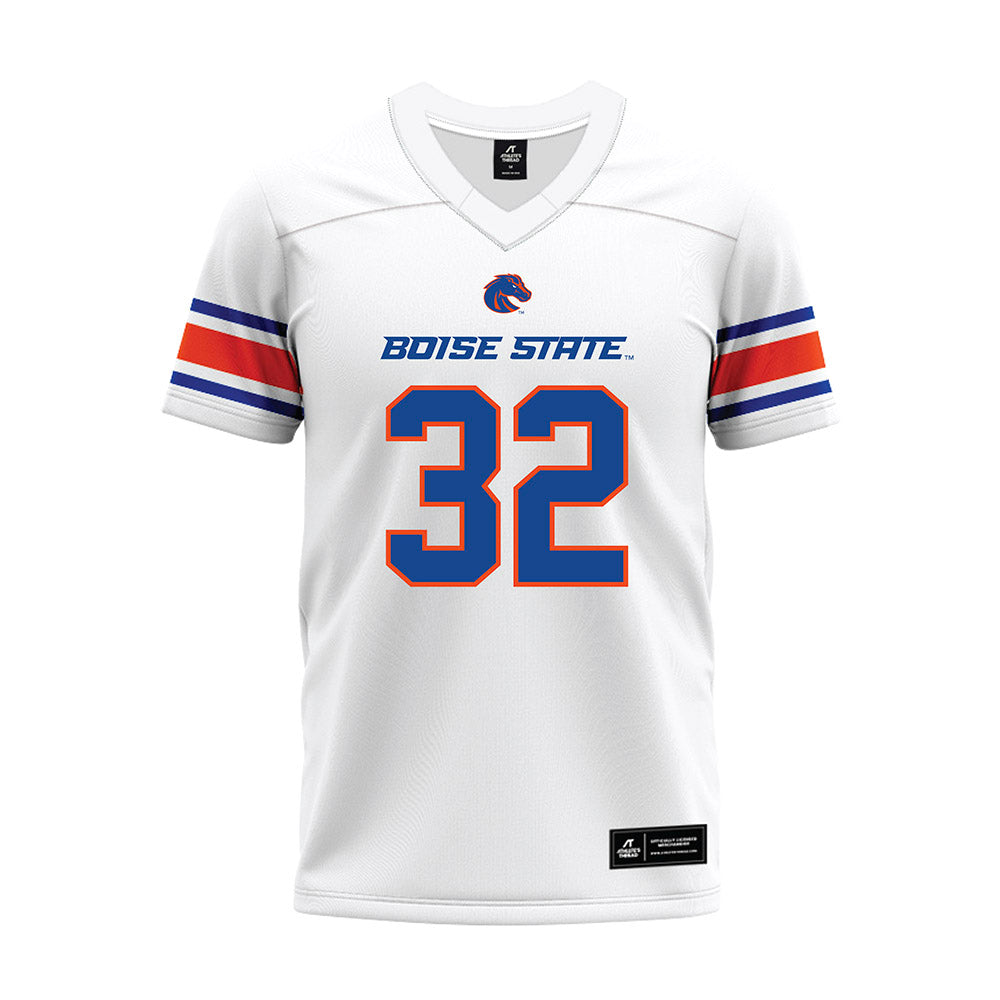 Boise State - NCAA Football : Bryce Cleave - White Premium Football Jersey